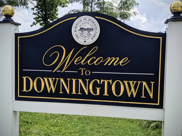 downingtown sign